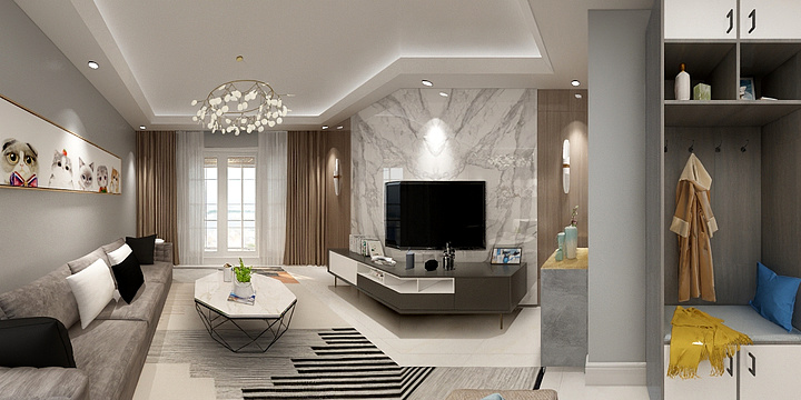 脱口秀设计师-嘉诚学庭-装修设计方案