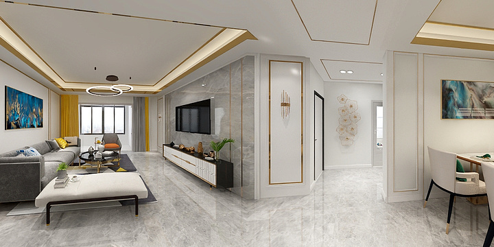 落小北-元礼居140轻奢-装修设计方案