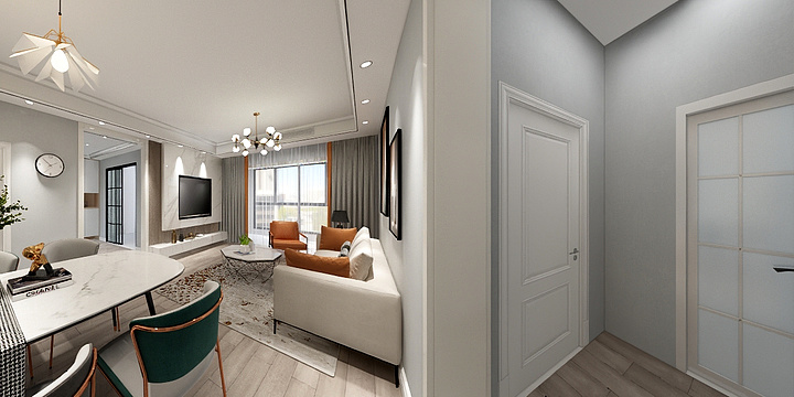 彭立峰-东顺擎天6-701-装修设计方案