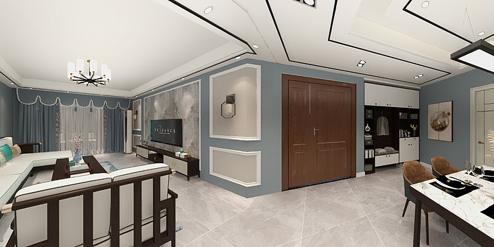 北翱设计-周至振丰小区-装修设计方案