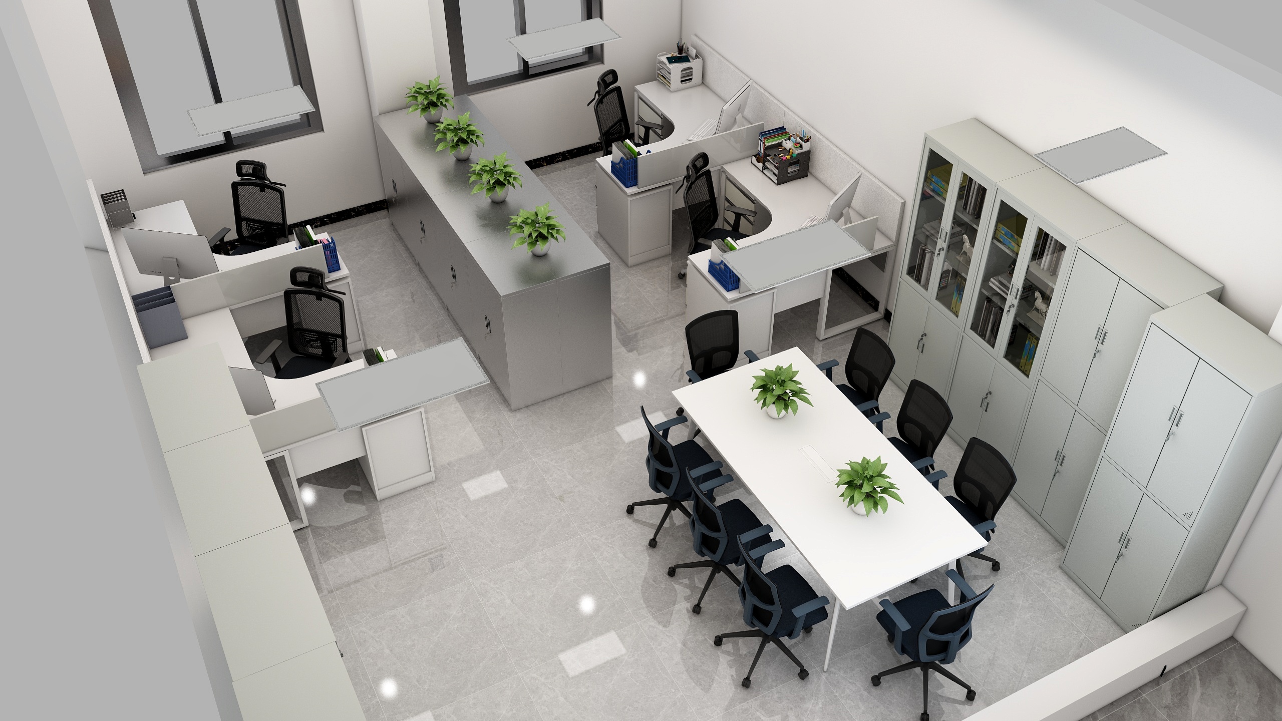 水秀山青-办公室-装修设计方案