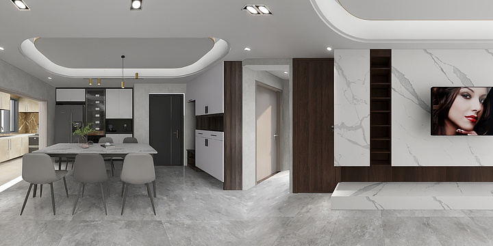 铭赫设计-翡翠公园-装修设计方案