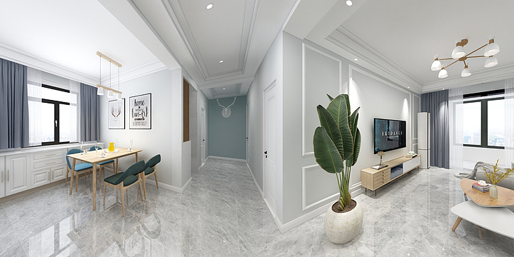 1989设计工作室h-新城19#2-1404-装修设计方案