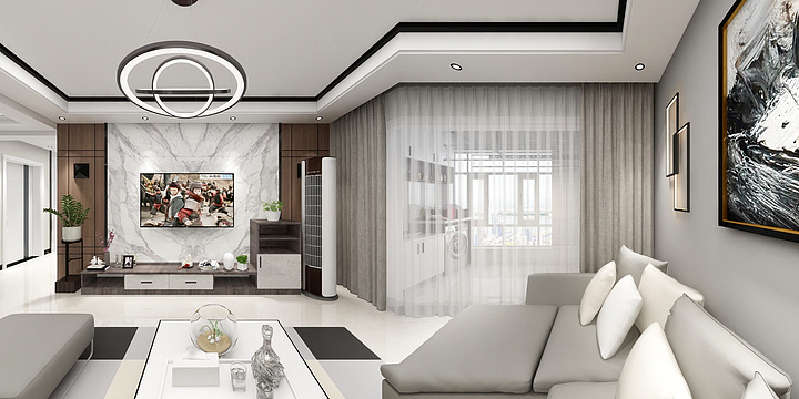 广州桃子设计-8#1单东户-装修设计方案