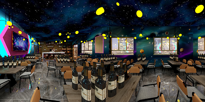 谢炎丨-【海天一色】KTV-装修设计方案