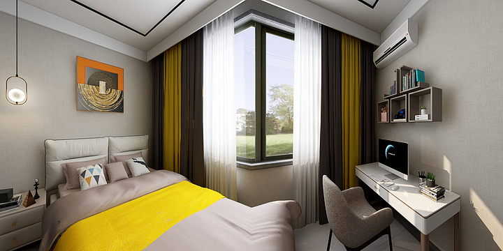 俊峰设计13526047593-大道无为家现代空间表现-装修设计方案