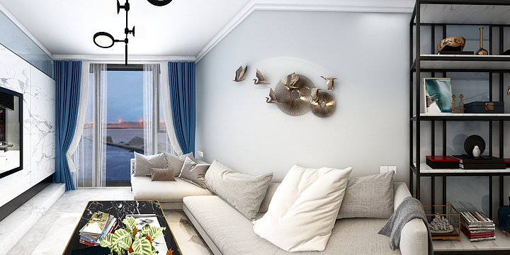 青色北极光-和道华庭-装修设计方案