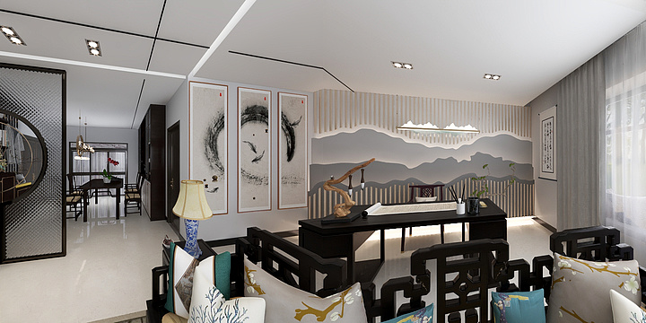 慕家装饰1-中式软装作业-装修设计方案