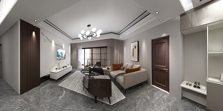 设计元素HUWEI-碧水江南4期-装修设计方案