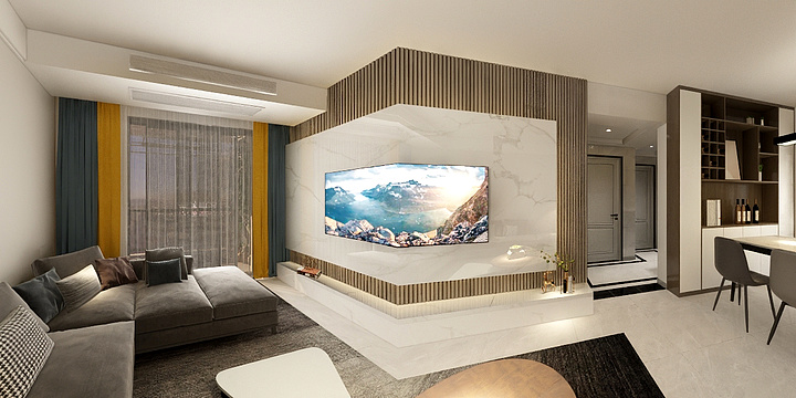 HY一Design-凯旋城七期5-602-装修设计方案