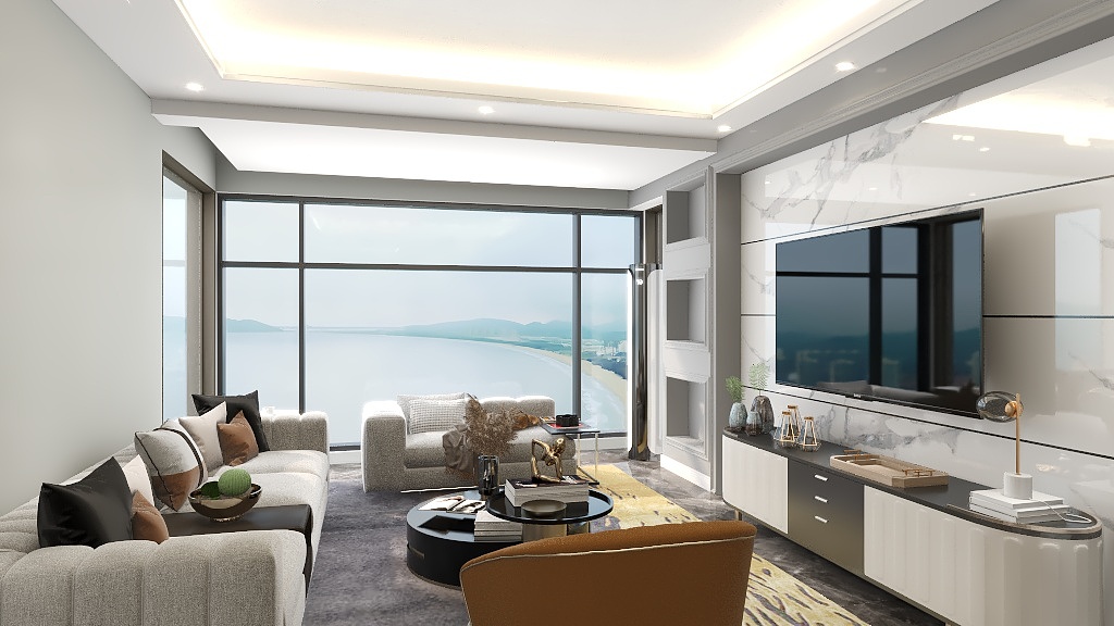 杨林-英郦庄园效果图-装修设计方案