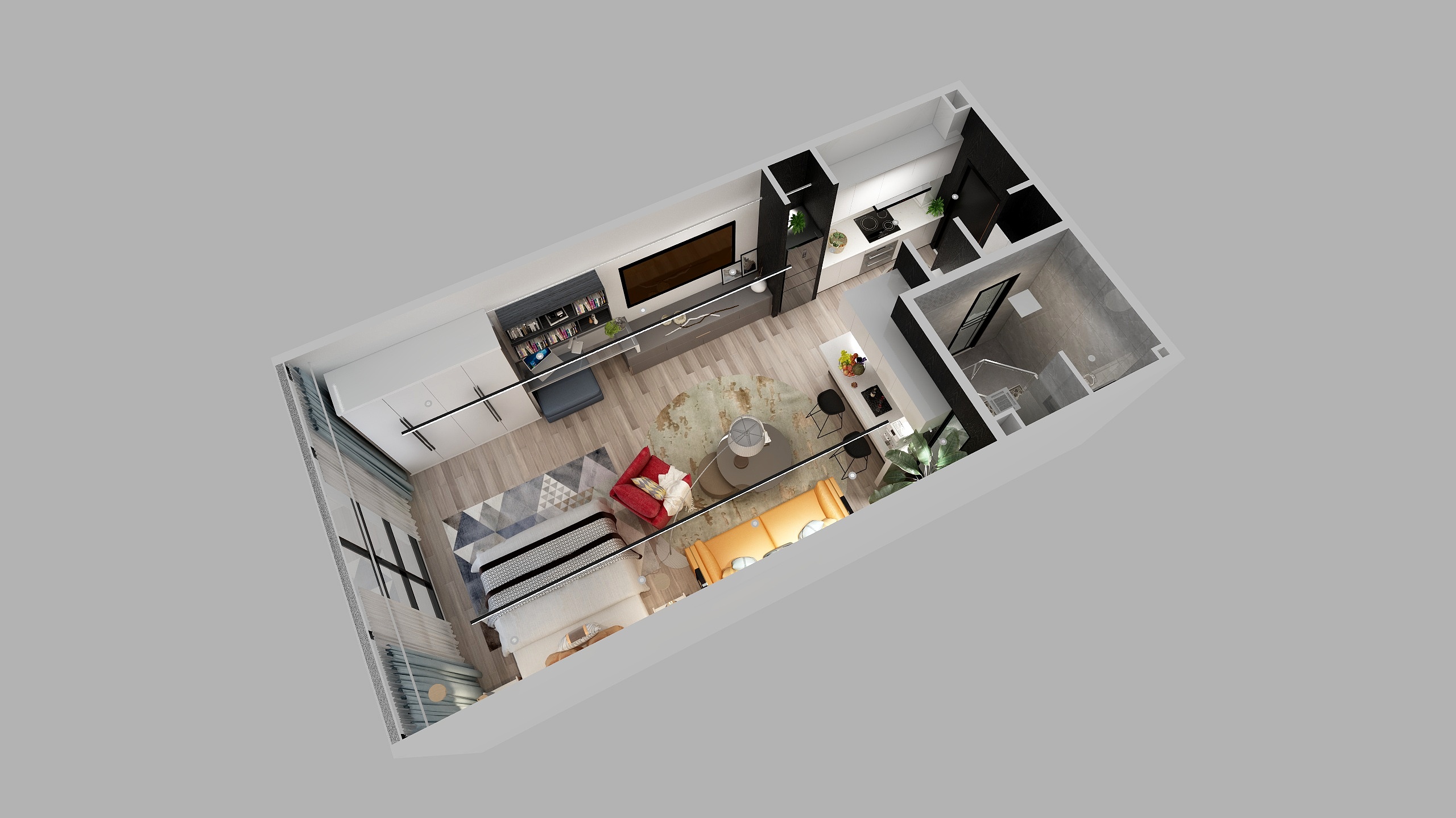 Ruthless丶Seven-西固华奥广场-装修设计方案