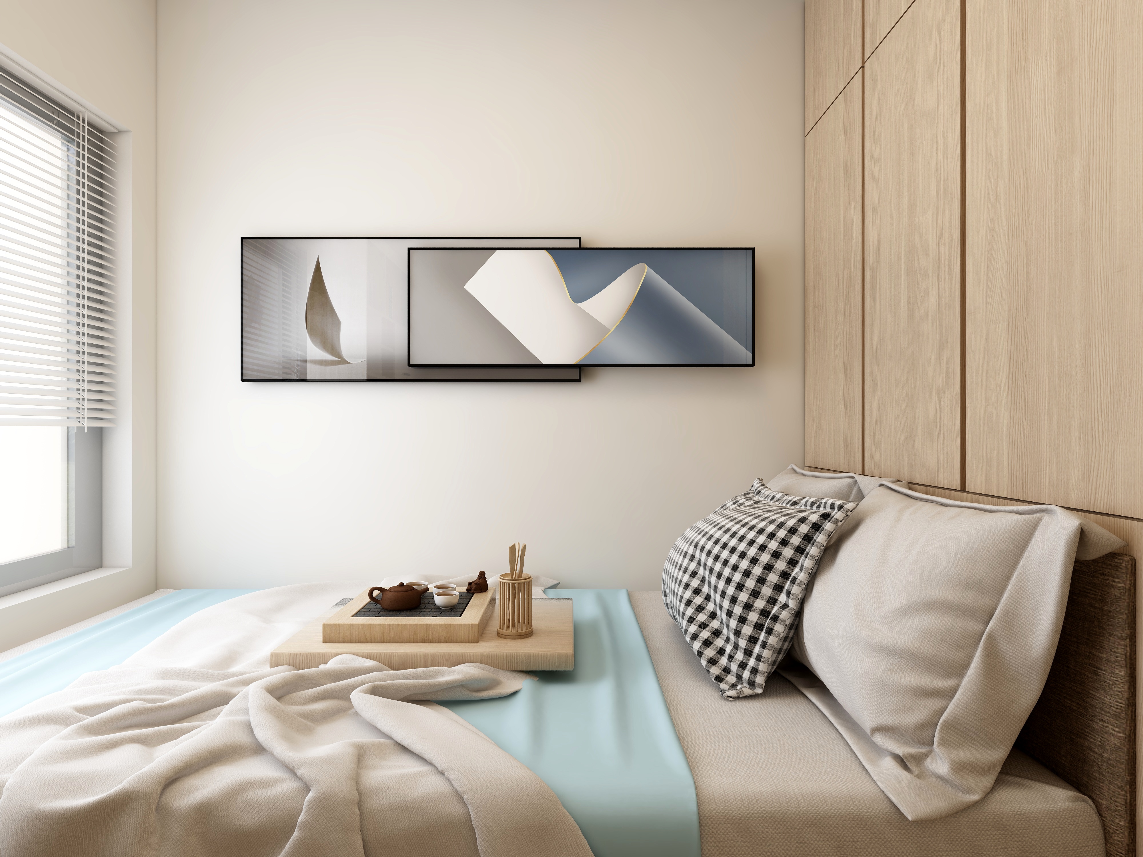 何意设计-木色行云装修效果图