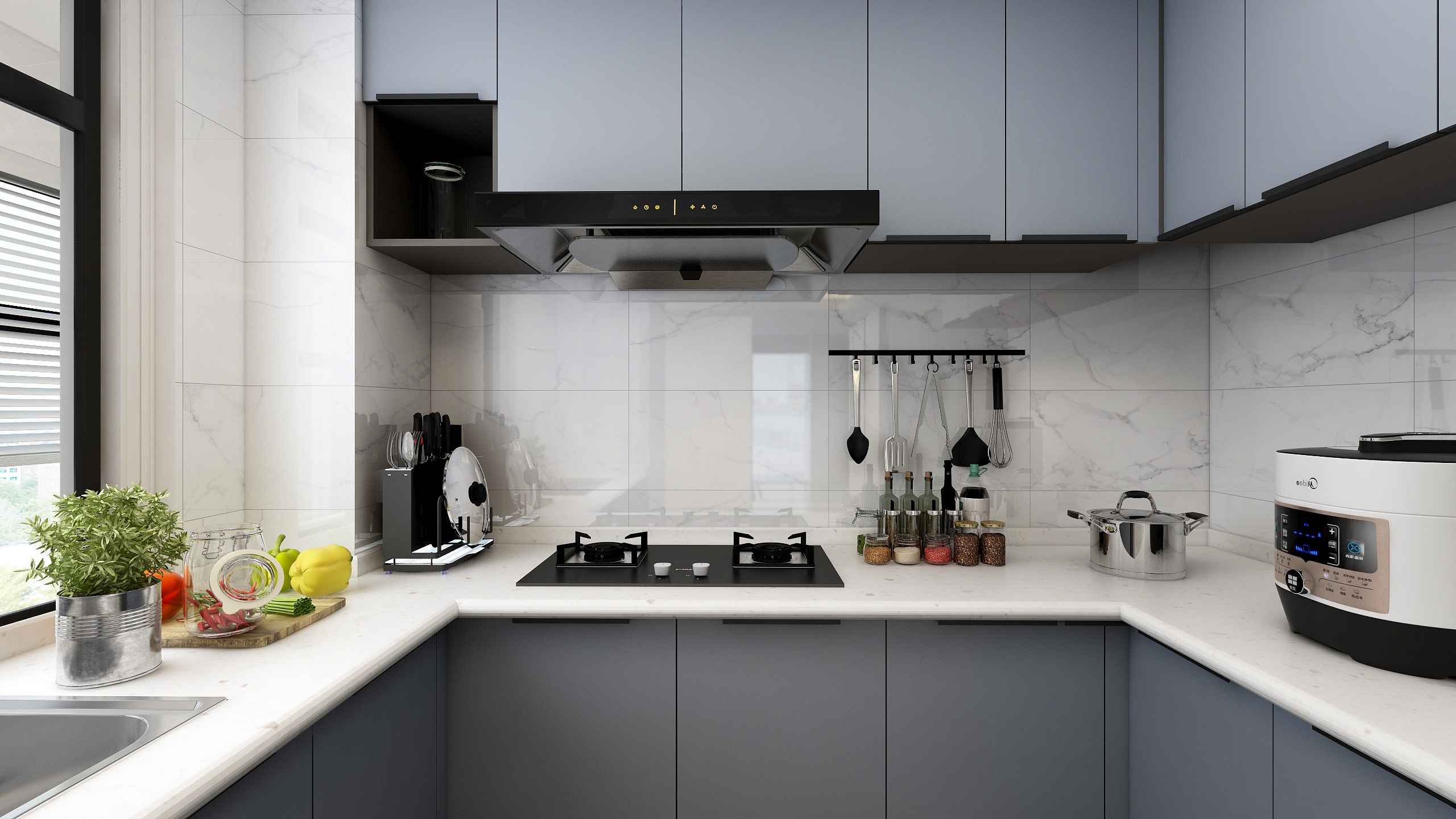 王瑛-极简线条的雅韵居所装修效果图