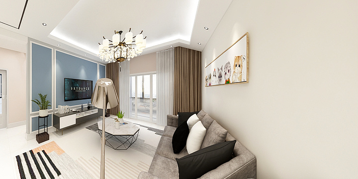 设计师郑乾威-西安市合能铂锐府效果图-副本-装修设计方案