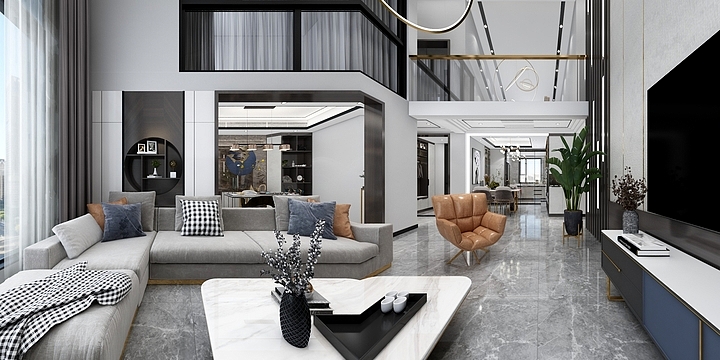 不知长安-雅白装饰设计-现代轻奢-副1-装修设计方案