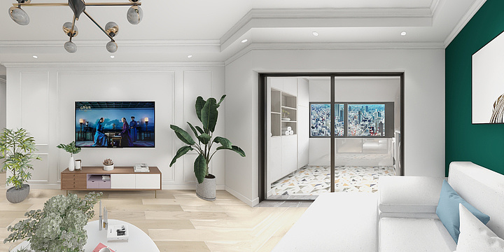 周紫薇-琥珀平面图(1)-装修设计方案