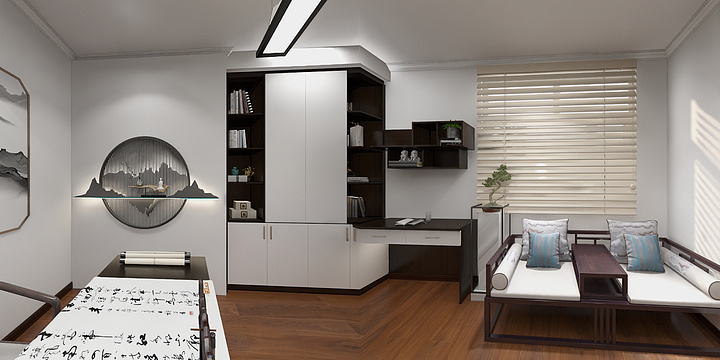 慕辰臻品整家定制-景尚27-3-601-装修设计方案