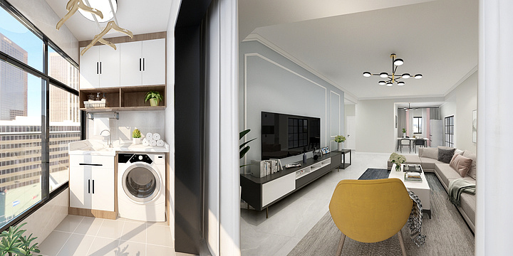 L吾风-繁华城-装修设计方案