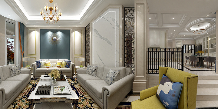 Thintmes-欧式别墅-装修设计方案