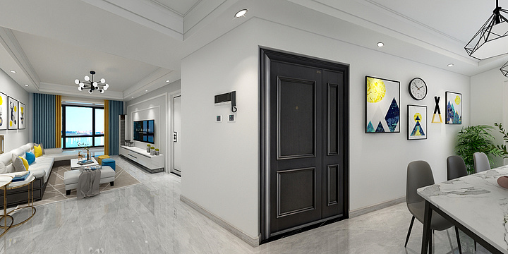 何健平-名邦学府121F户型-装修设计方案