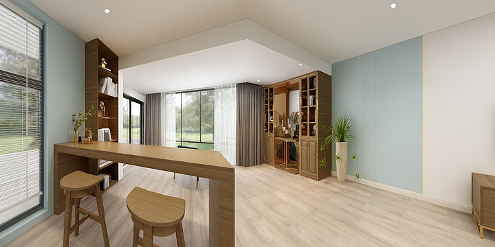 TanZJ-二楼卧室-装修设计方案