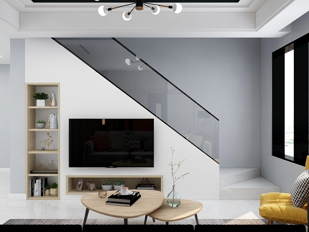 莫非dinlv-水岸花城1-8#跃层现代轻奢-装修设计方案