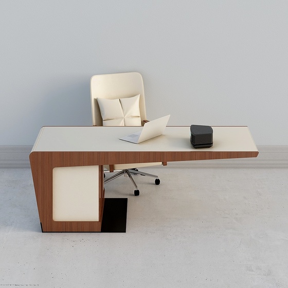 Modern Desks,Computer Desks,Black+Earth color