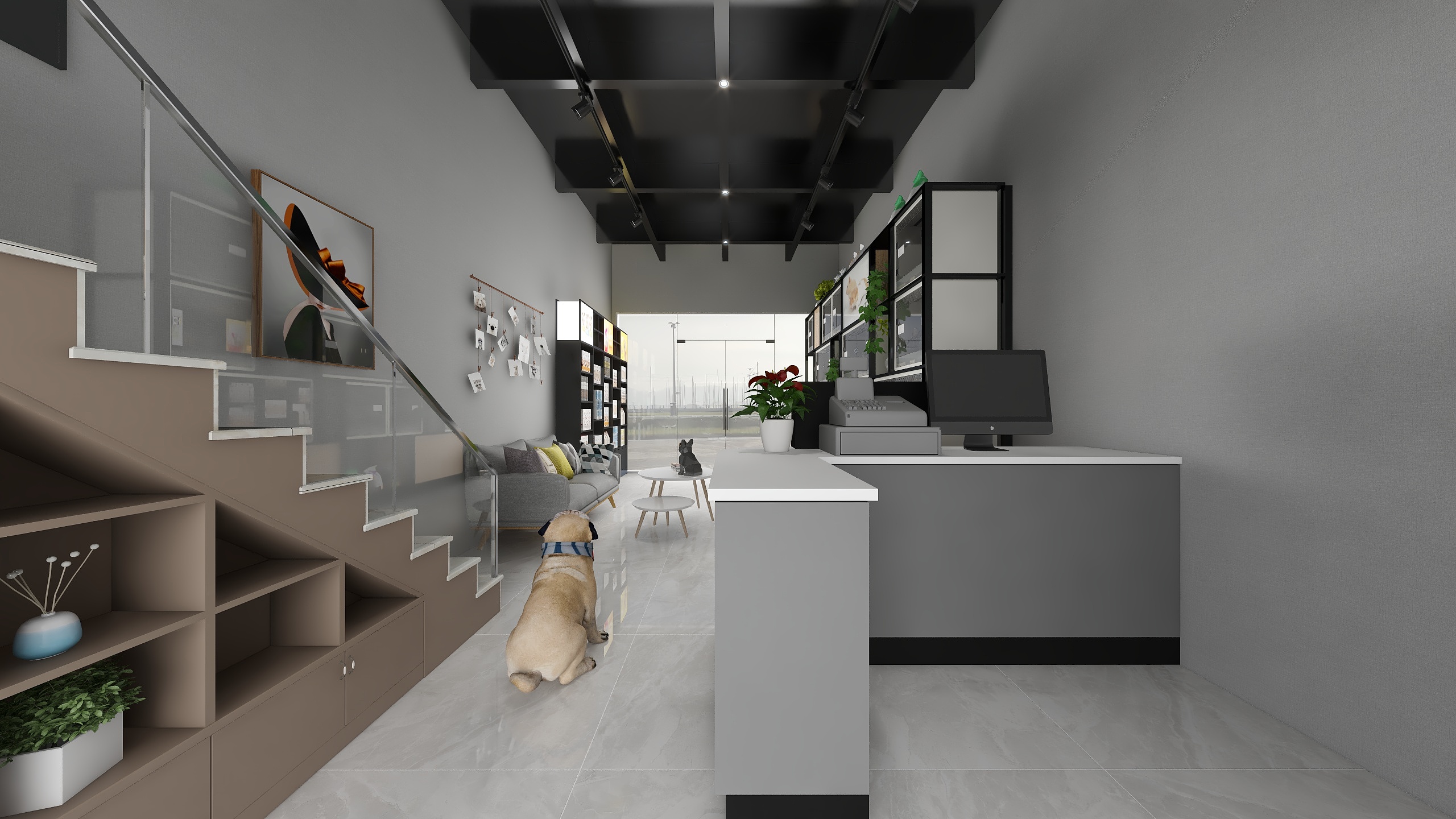 Qw1ko.-宠物店-装修设计方案