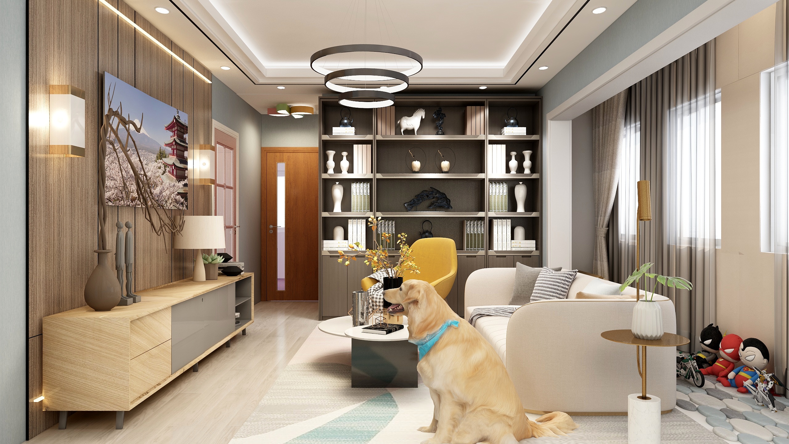 苦瓜不知西瓜甜-瑞和园89.50㎡B户型3室2厅1卫-装修设计方案