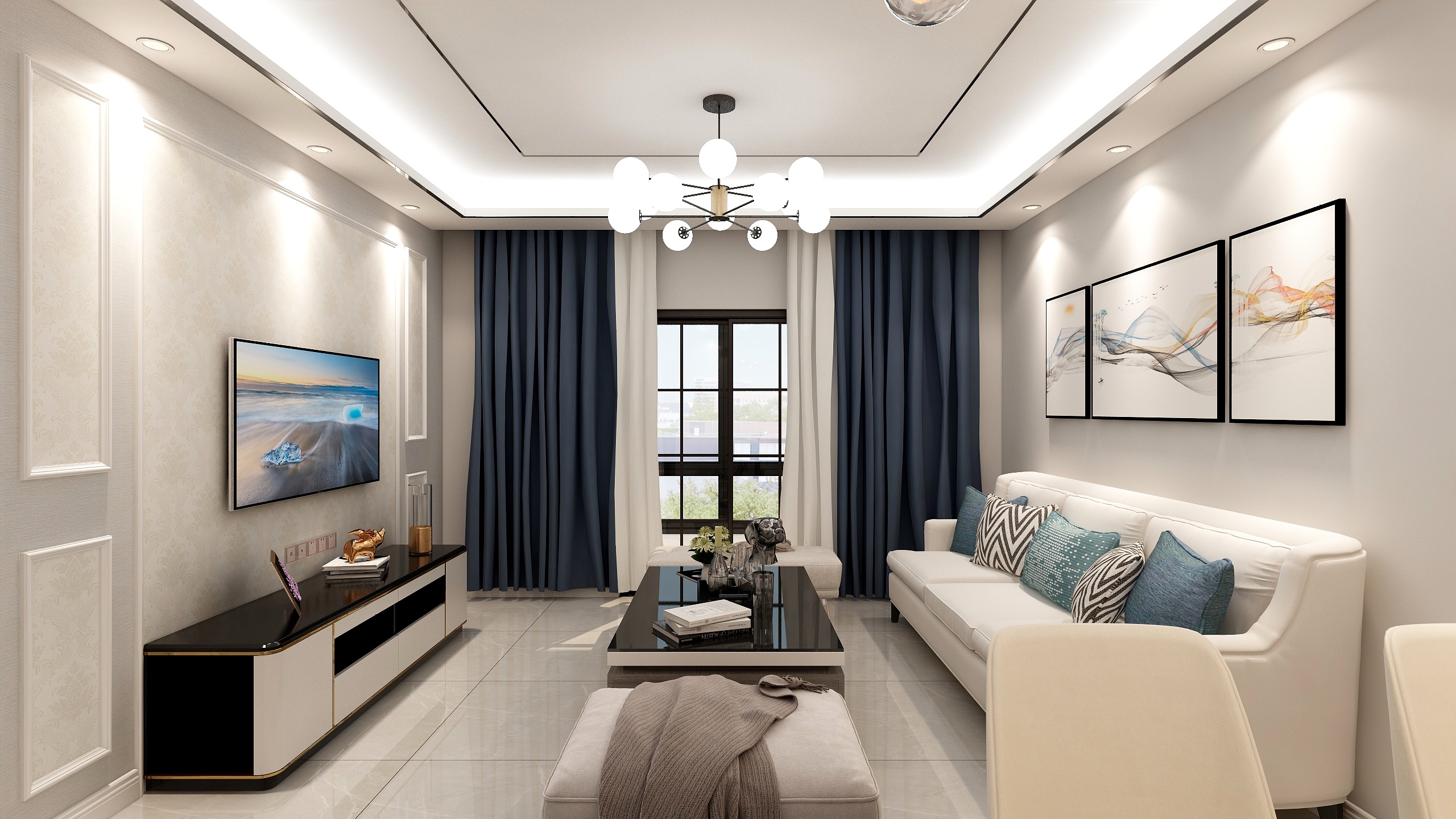 圻垣空间设计-兆宥-滨江明珠城109-装修设计方案