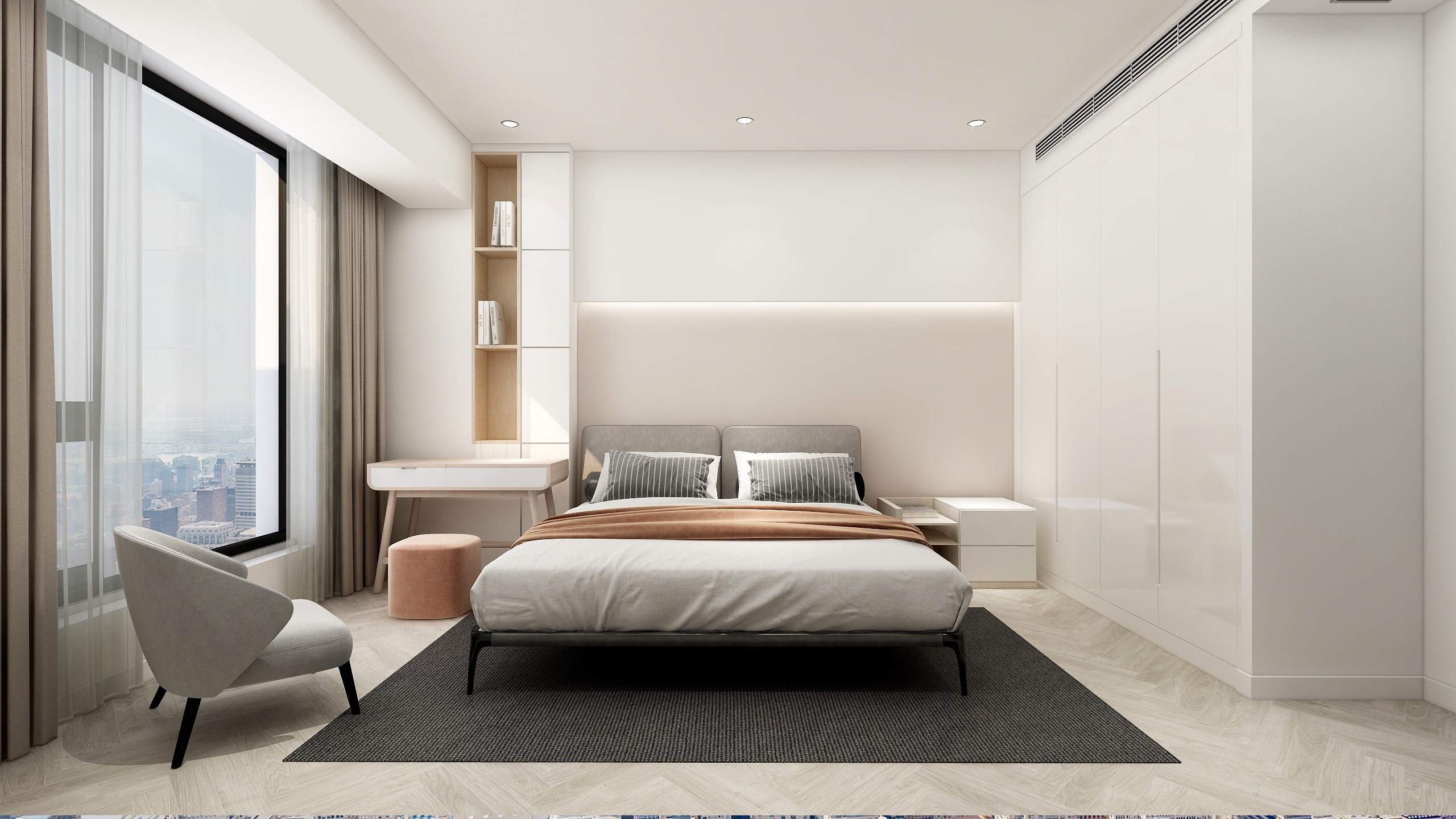 设计师郑为营-《赞成赞城》3房89m²-装修设计方案