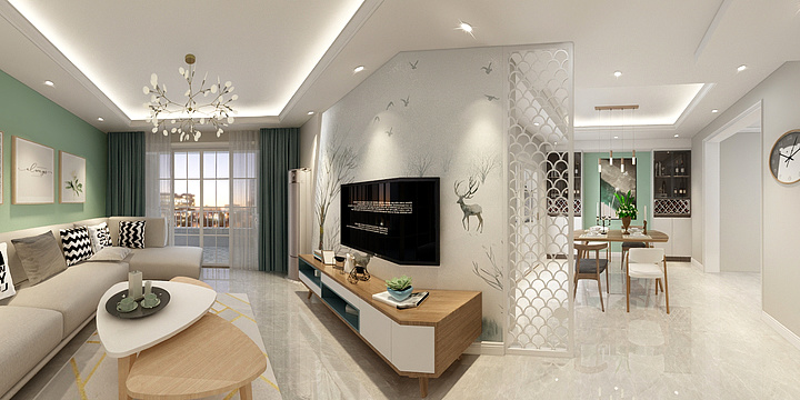 采臣设计-金鸿城张美女雅居-装修设计方案