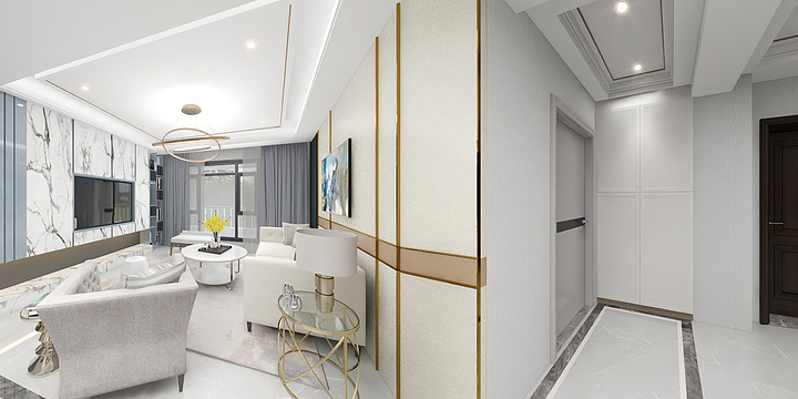 庄河鼎尚装饰-英伦36号楼3单901-装修设计方案