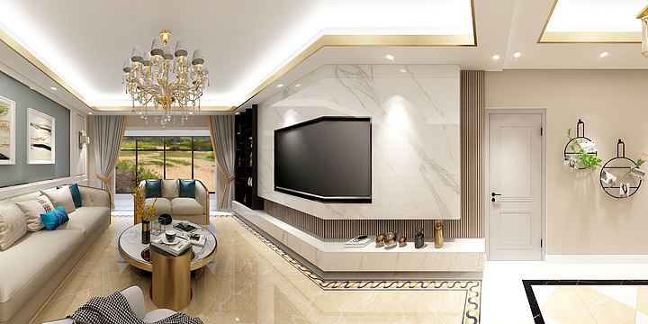 恒泰装饰007-银河御府中户-装修设计方案