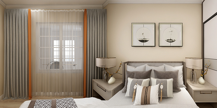 ZHAOYUTING-公园世家2-1-12-4户型新中式风格-装修设计方案