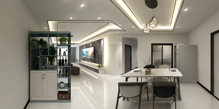 南风知我意00-锦辉国际130户型-装修设计方案