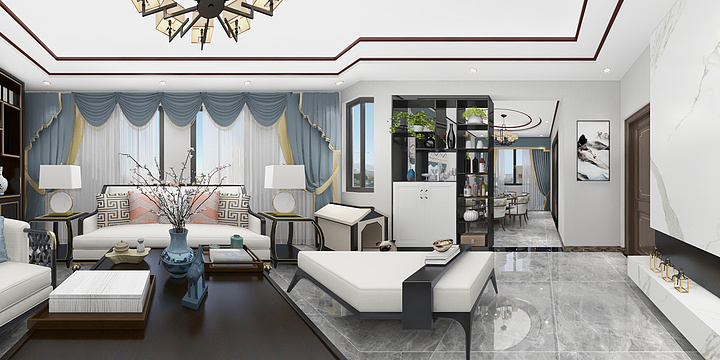 语琦设计-瑞和园89.50㎡B户型-装修设计方案