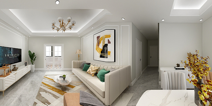 御庭装饰18282572118-新华阳光-装修设计方案