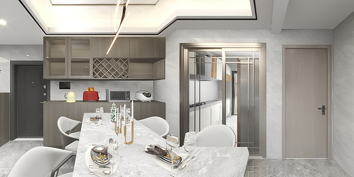 Designer小马-理想城8#1T2601-装修设计方案