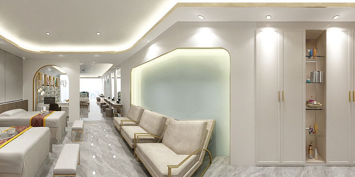 老卢先生-美容店-装修设计方案