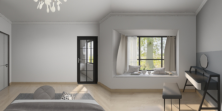 宏星设计-华府御园-新中式-装修设计方案