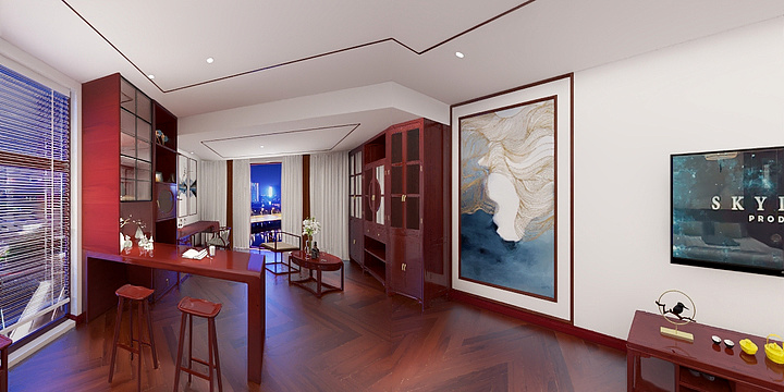 TanZJ-三楼卧室-装修设计方案