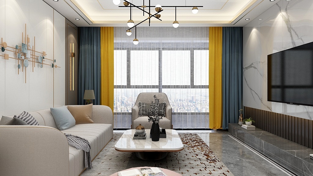 设计师黎飞-乐都锦绣水居-装修设计方案