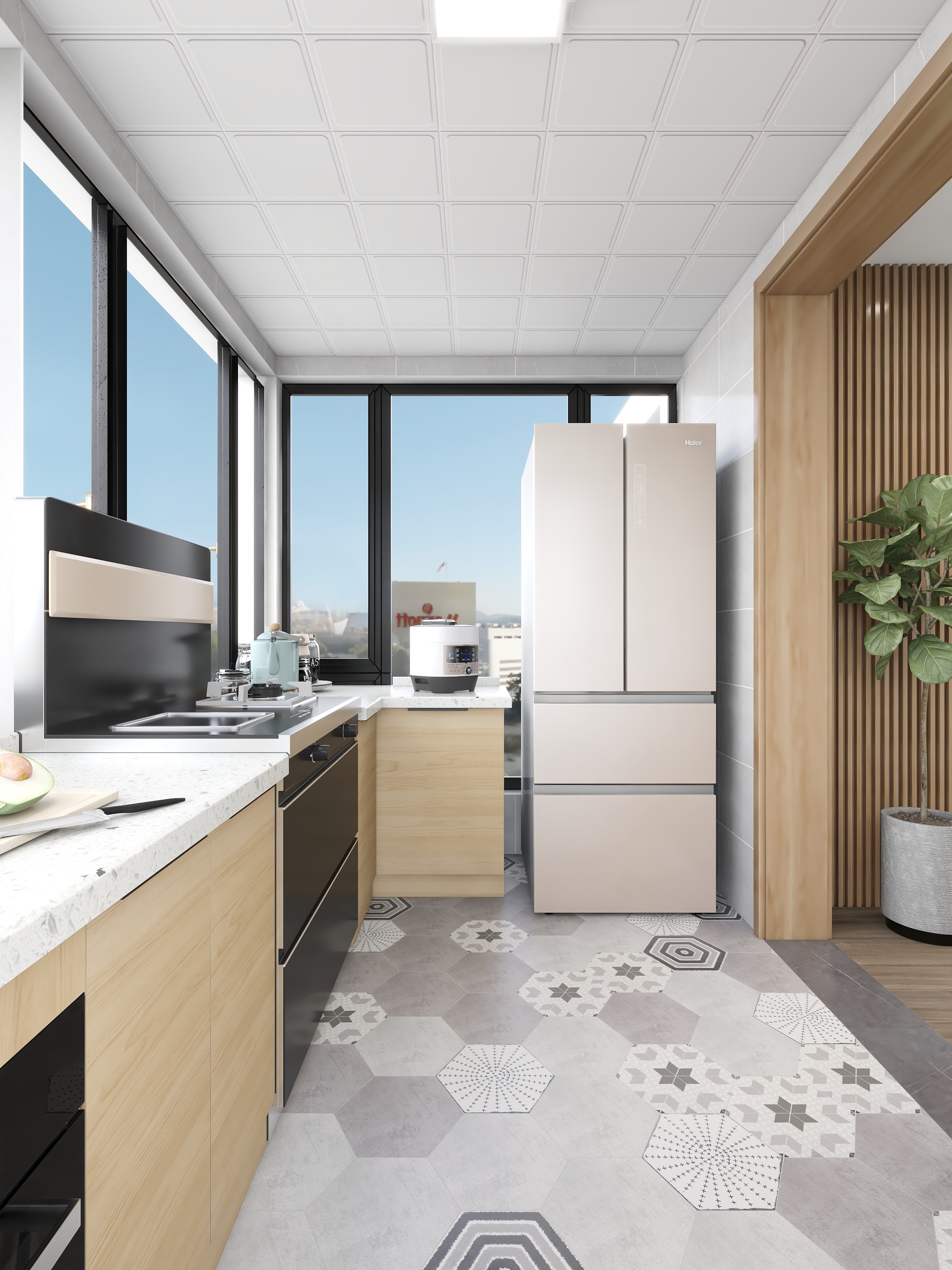 常小巫0-130方混搭两居装修效果图