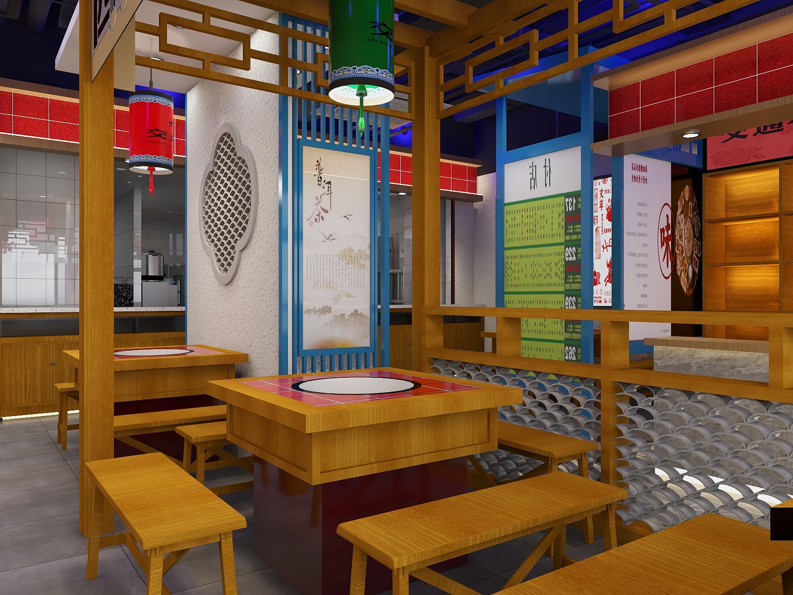 祝慧东-烤肉店欧洲假日店平面图-装修设计方案