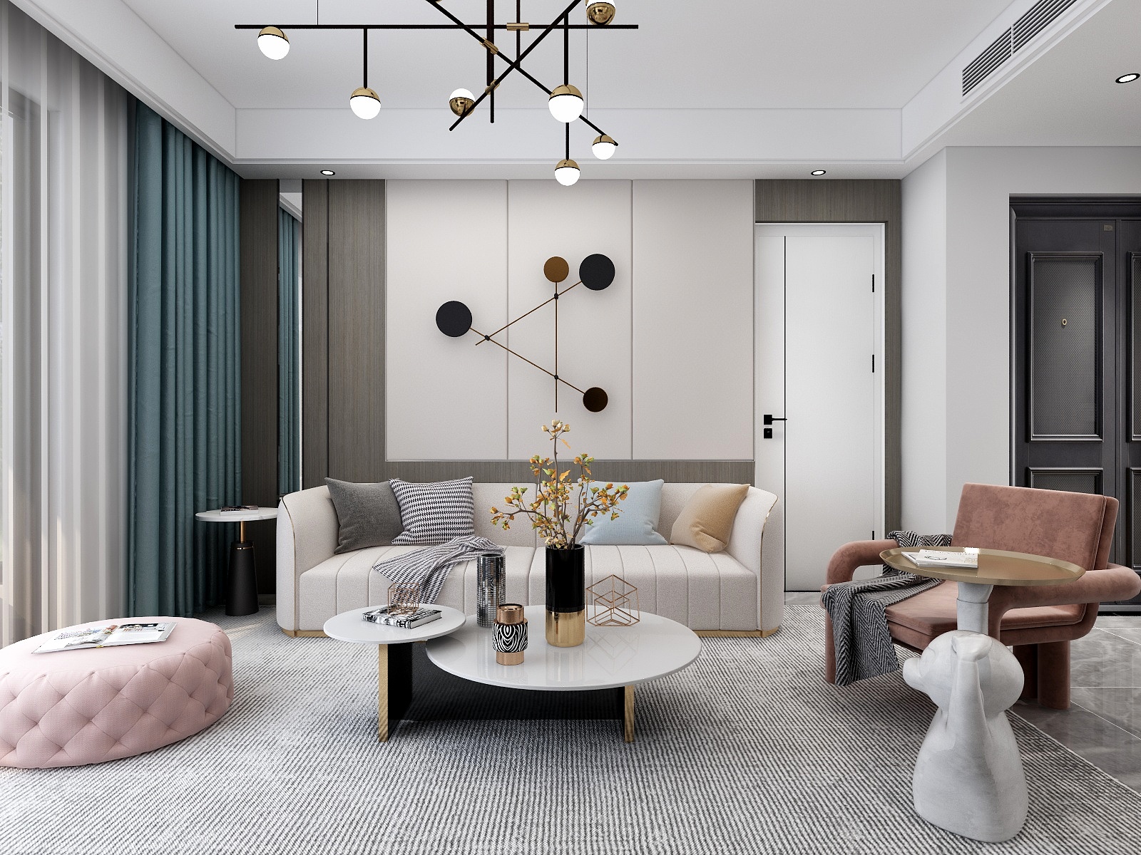 寺季空间设计-现代风格装修效果图