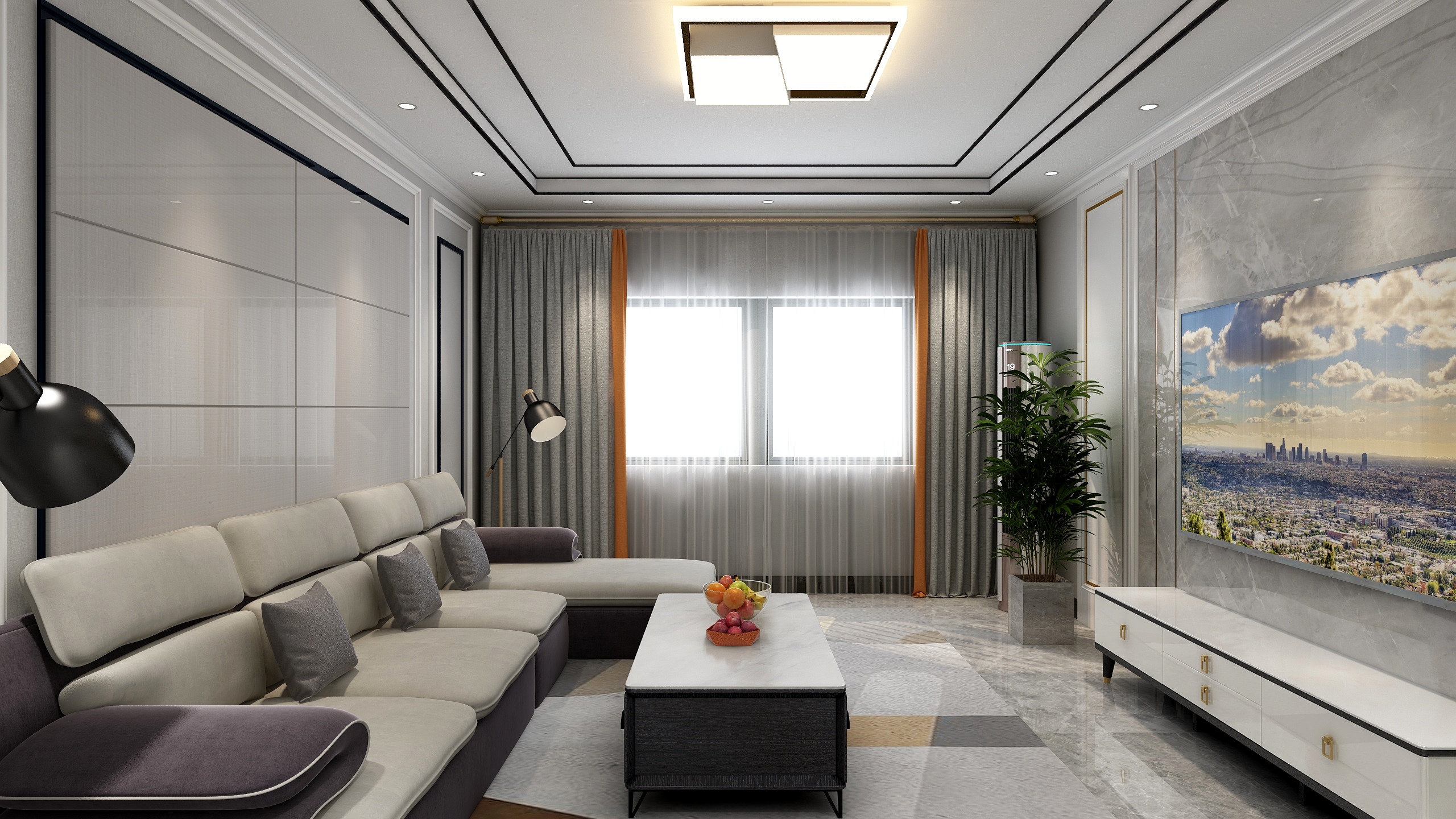 刘旭奇-丝路花园二期96㎡2号楼-装修设计方案