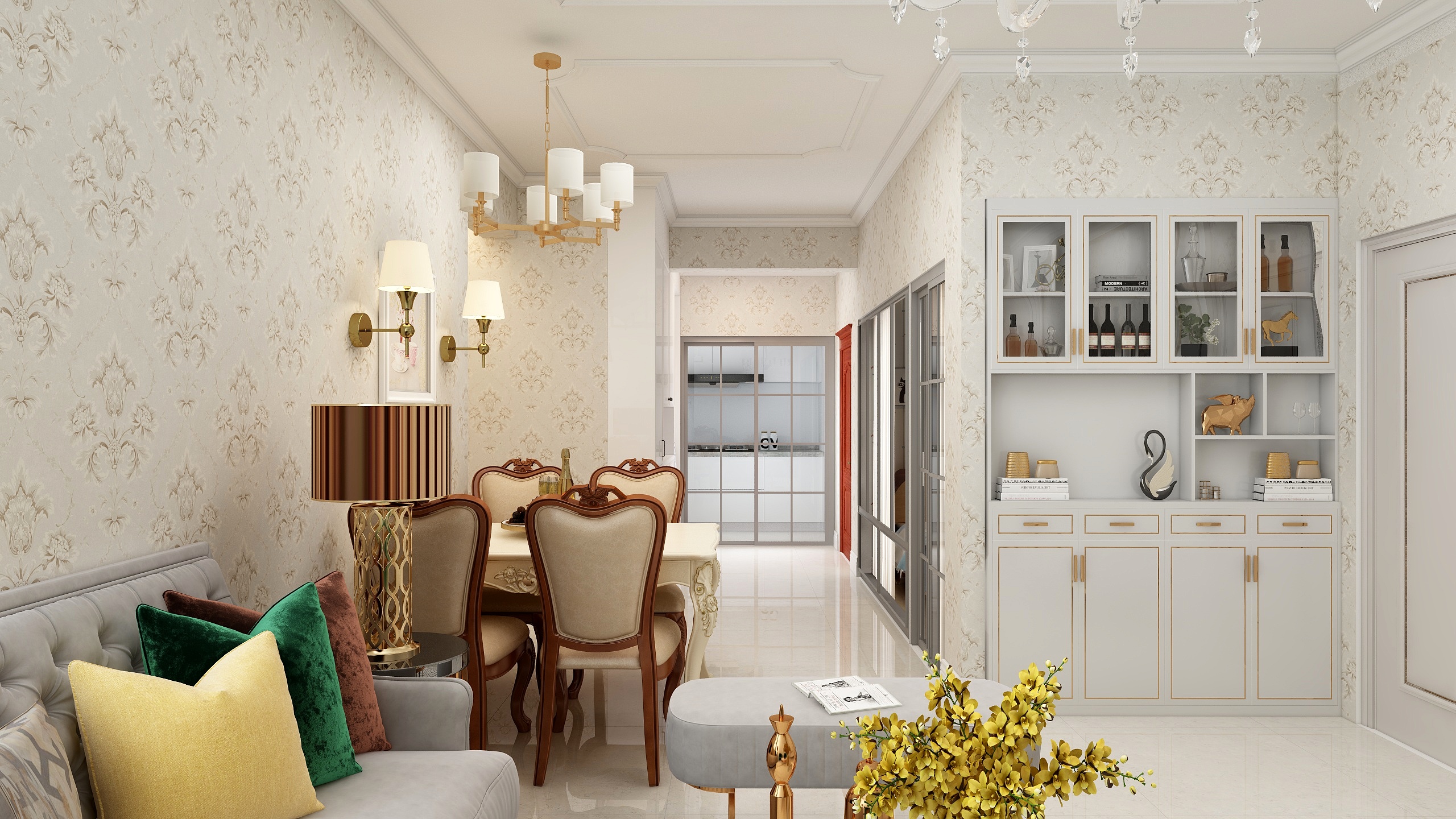 宜宾150****3206-9号楼2单元1804-简欧-装修设计方案