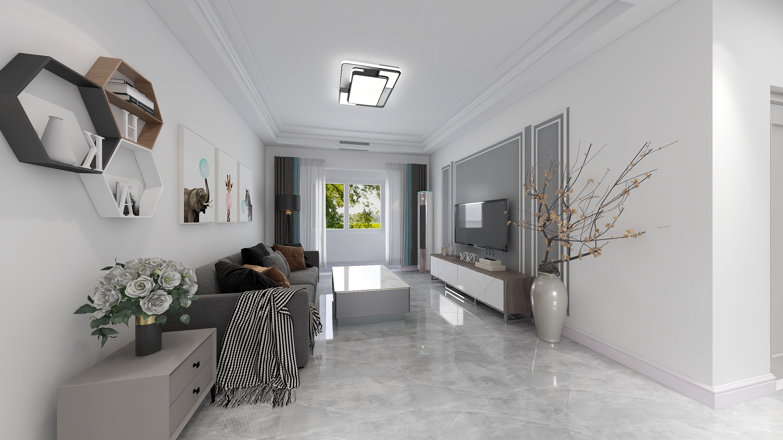 设计师晚风-牛津花园  8-1-704文汉强-装修设计方案